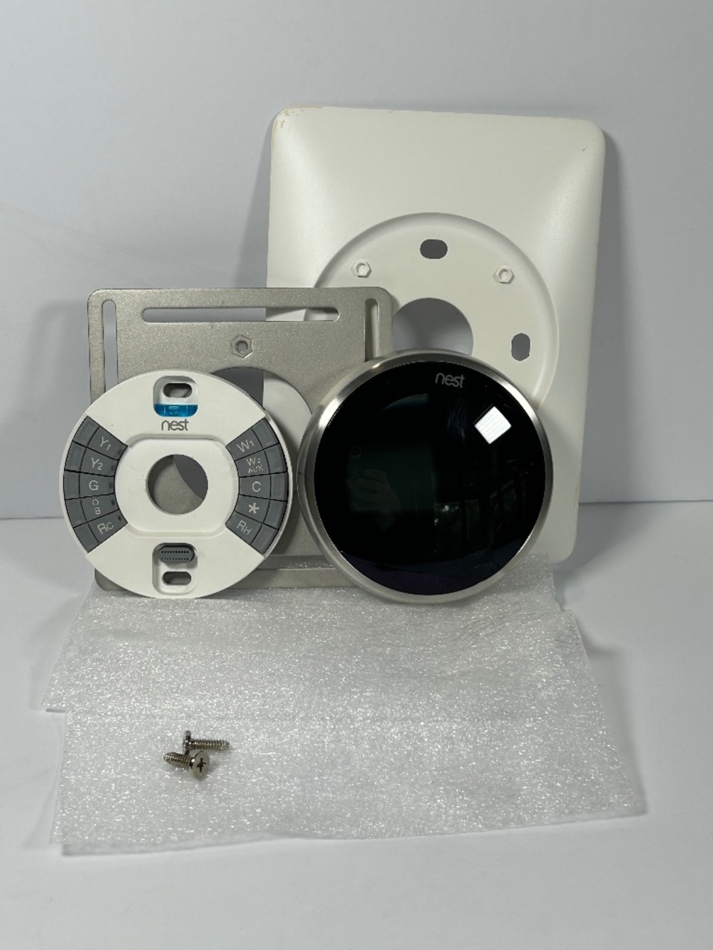 Google Nest Learning Thermostat (3rd Gen) Stainless Steel Complete Base Trim